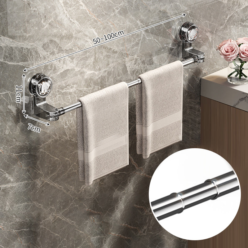 Light Luxury No-Punch - Barre porte-serviettes rtractable ventouse