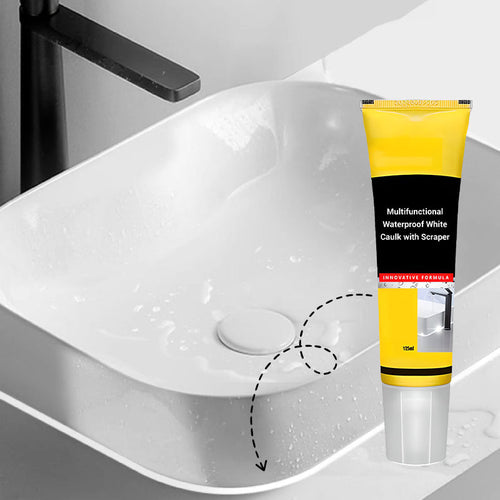 ACHETEZ 2 - RECEVEZ 1 GRATUIT Mastic Blanc Impermable Multifonction - Scellant tanche pour Joints, Rebords et Rparations