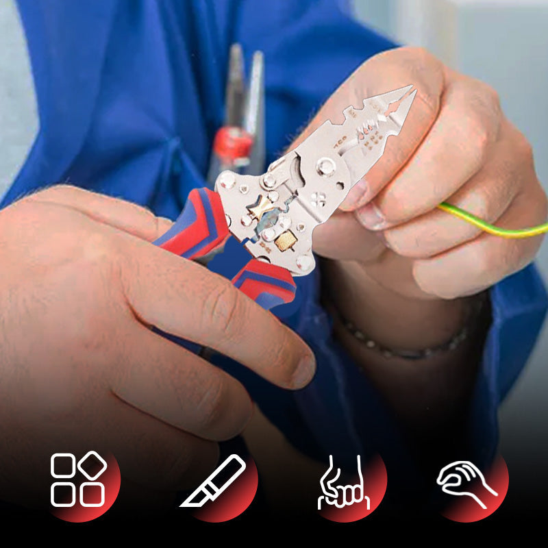 Pince multifonctionnelle pliable pour lectriciens avec fonction de mesure lectrique
