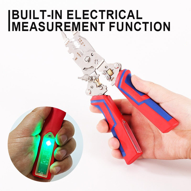 Pince multifonctionnelle pliable pour lectriciens avec fonction de mesure lectrique