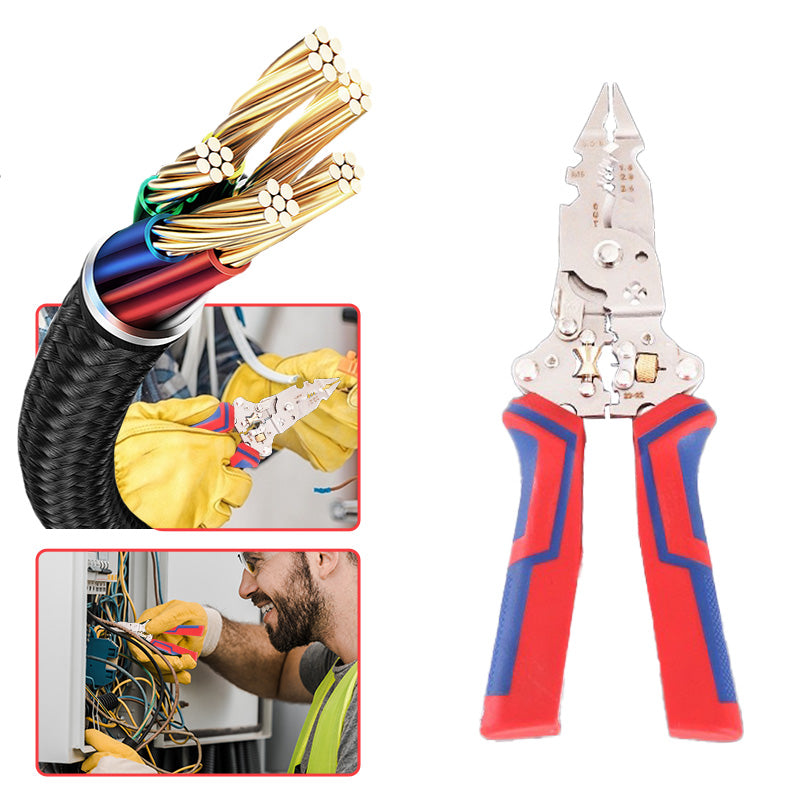Pince multifonctionnelle pliable pour lectriciens avec fonction de mesure lectrique