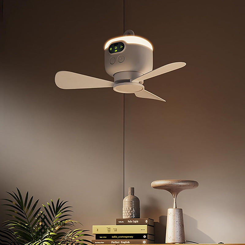 DE REDUZIERUNG Wiederaufladbarer Deckenventilator mit LED-Beleuchtung