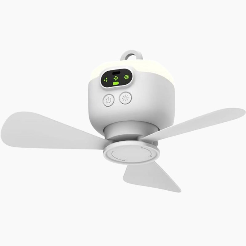 DE REDUZIERUNG Wiederaufladbarer Deckenventilator mit LED-Beleuchtung