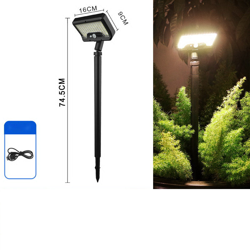 De rduction Lampe capteur solaire et double recharge USB-C, amovible et portable