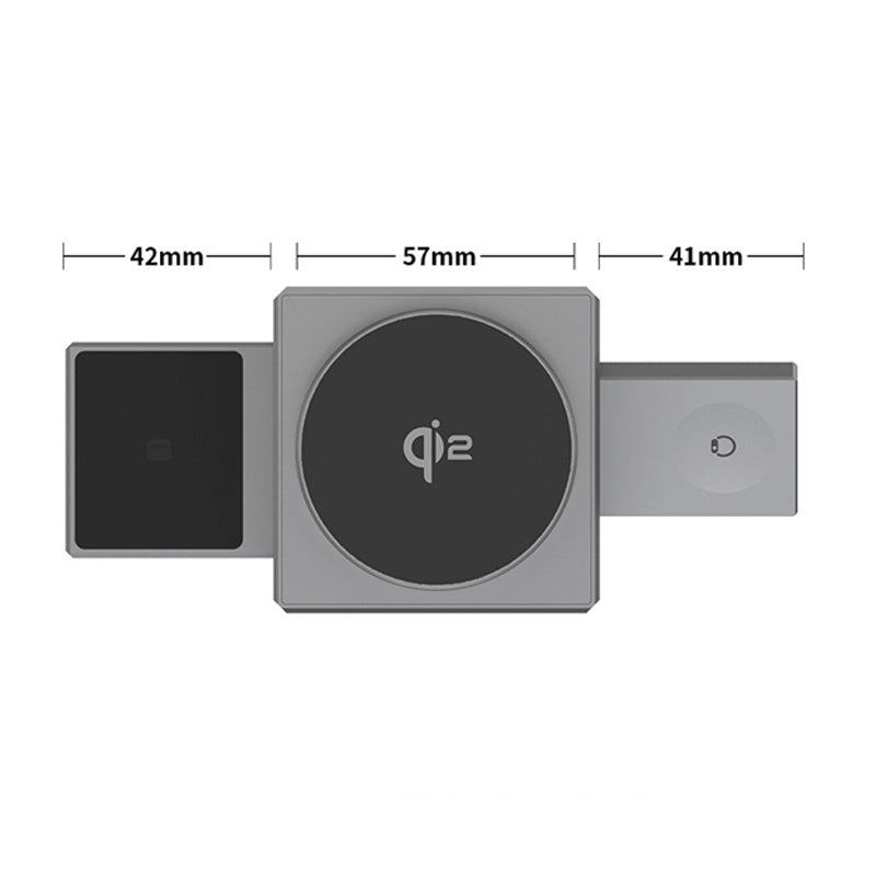 Offres spciales - Station de recharge magntique sans fil pliable 3 en 1