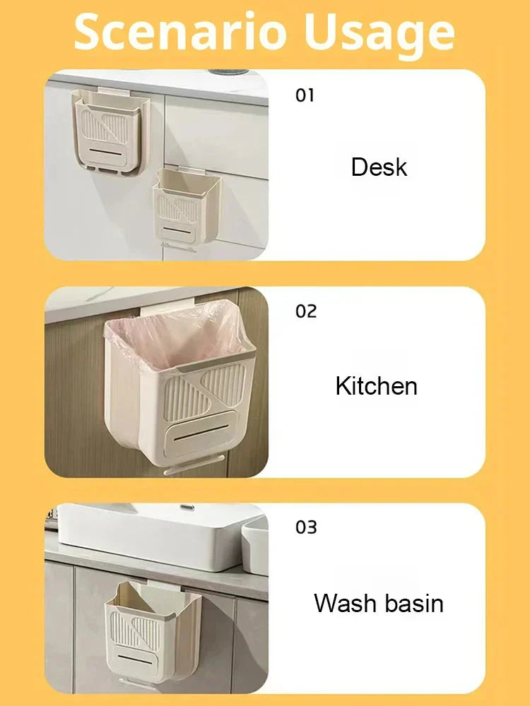 Panier Suspendu Pliable Pratique Gain de Place, Polyvalent, Idal Cuisine & Rangement