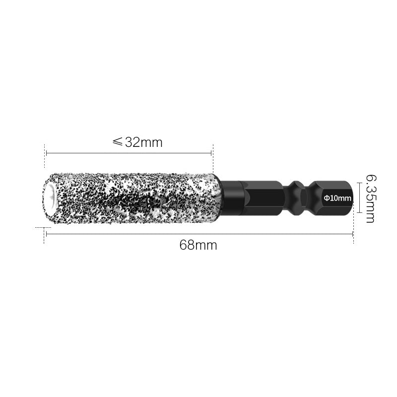 2-en-1 Hexagonal Shank Brazing Drilling Dry Specialized Hole Opener
