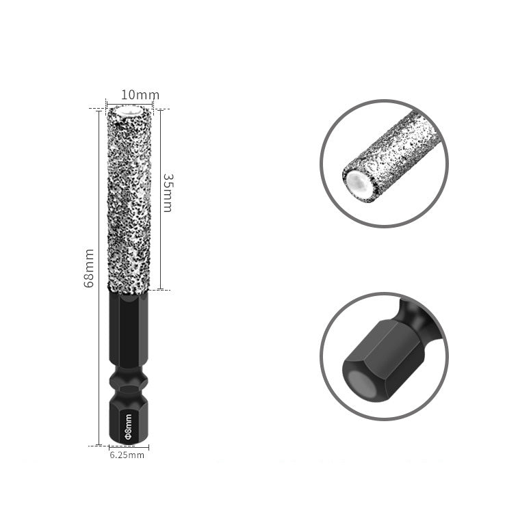 2-en-1 Hexagonal Shank Brazing Drilling Dry Specialized Hole Opener