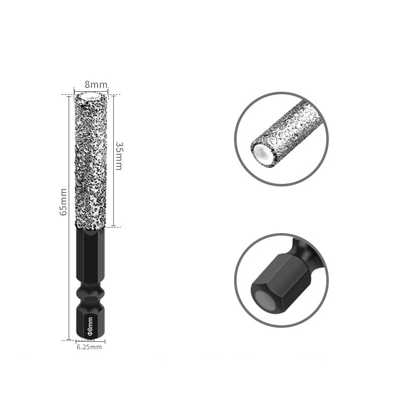 2-en-1 Hexagonal Shank Brazing Drilling Dry Specialized Hole Opener