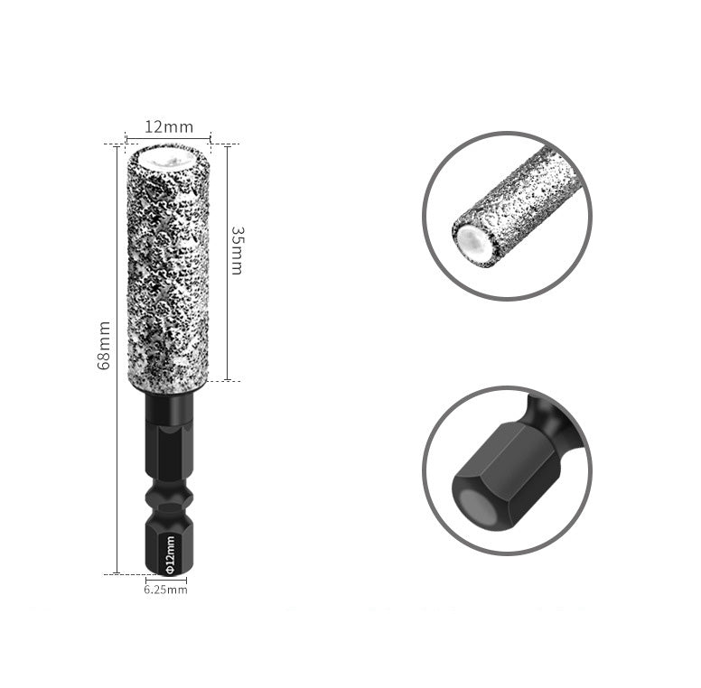 2-en-1 Hexagonal Shank Brazing Drilling Dry Specialized Hole Opener