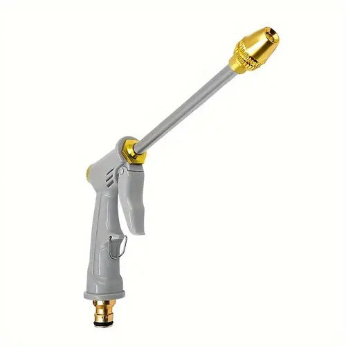Hochdruckwasserpistole 3 Austauschbare Düsen, Aluminiumlegierung & Messing (Reinigung für Auto & Garten)