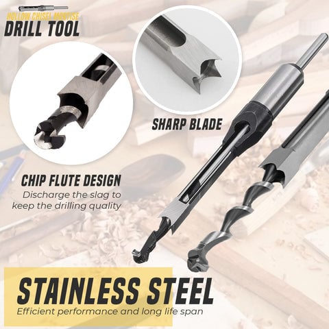 Bons outils Outil de forage mortaise burin creux