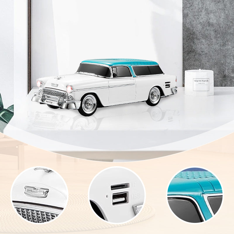 Modle de voiture rtro Haut-parleur Bluetooth sans fil