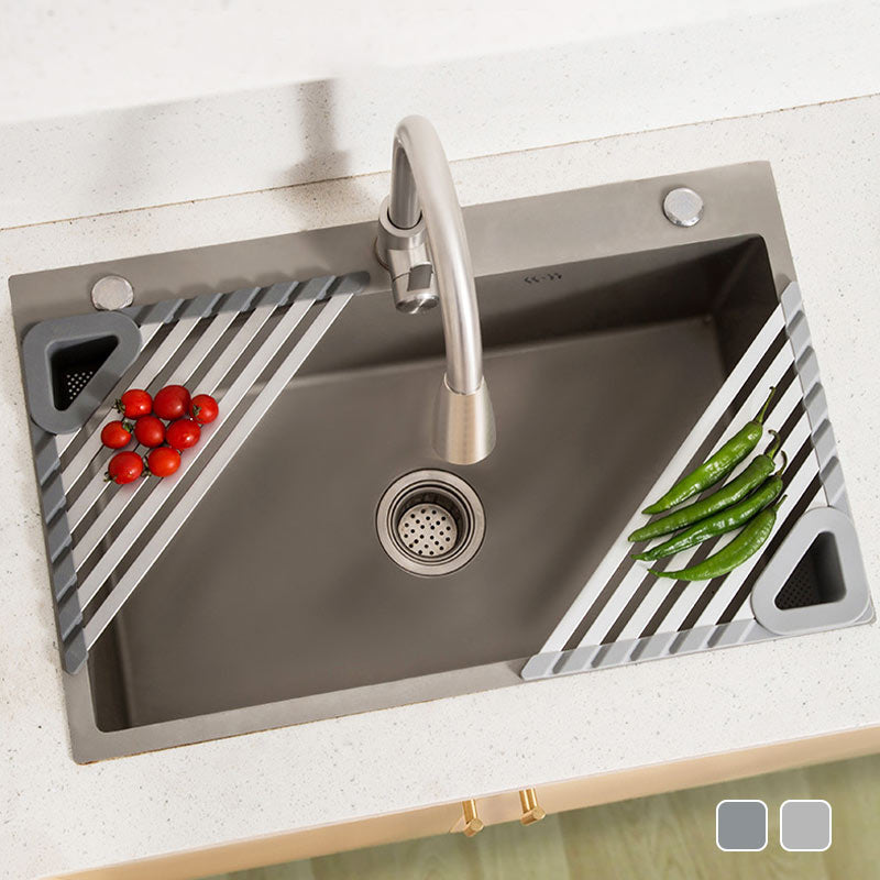 Multifunktionale Abtropfmatte für Küchenspülbecken-Ecke