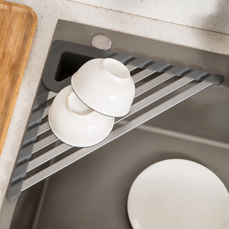 Multifunktionale Abtropfmatte für Küchenspülbecken-Ecke