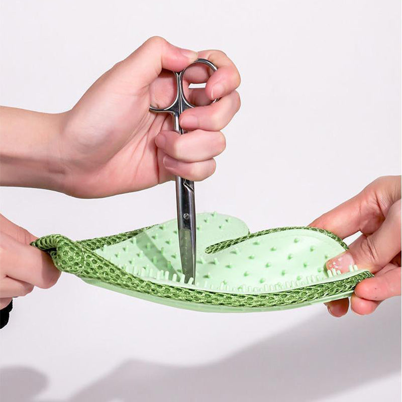 Gants de toilettage pour chiens et chats avec spray intgr