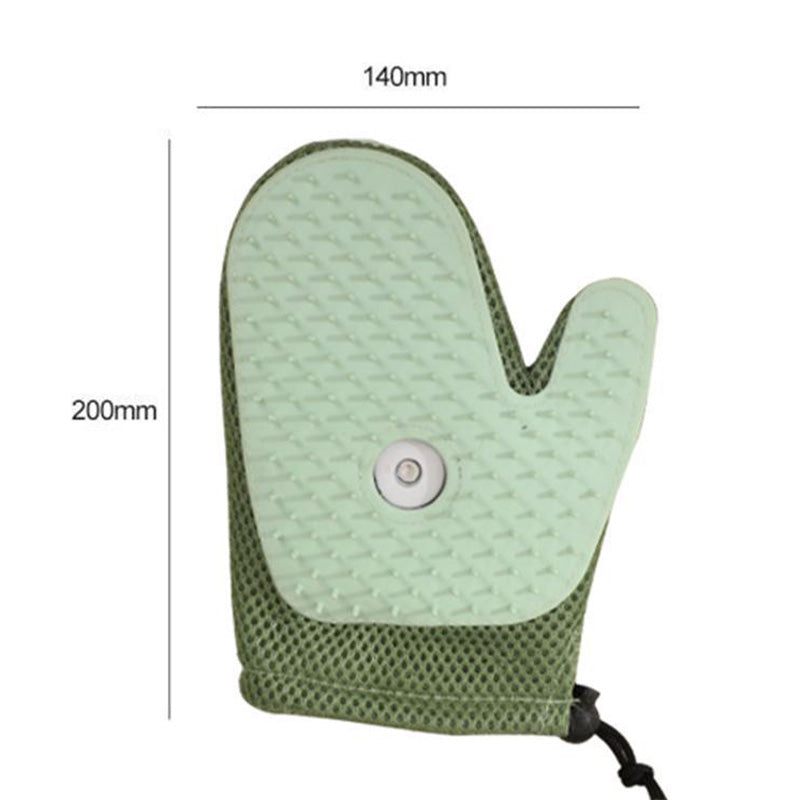 Gants de toilettage pour chiens et chats avec spray intgr
