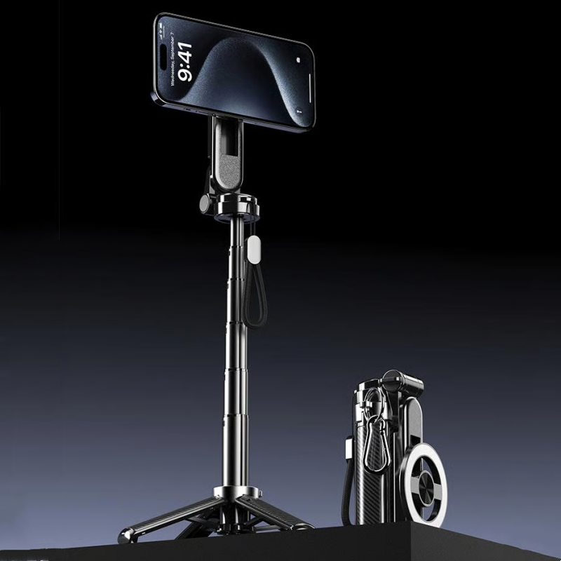 Vente chaude 50 % DE RDUCTION Perche selfie magntique multifonctionnelle 4 en 1 avec rotation 360, Fran?ais
