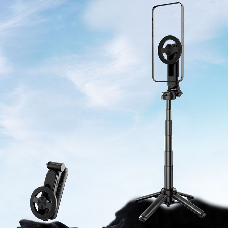 Vente chaude 50 % DE RDUCTION Perche selfie magntique multifonctionnelle 4 en 1 avec rotation 360, Fran?ais