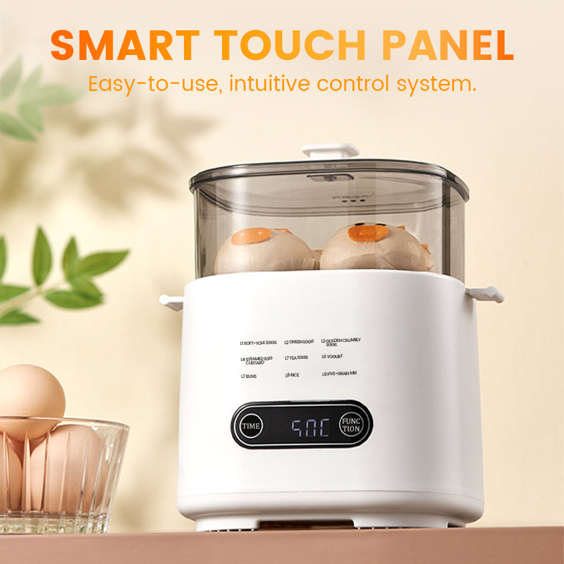 Multifunktionaler Mini-Eierkocher mit intelligentem Touchpanel