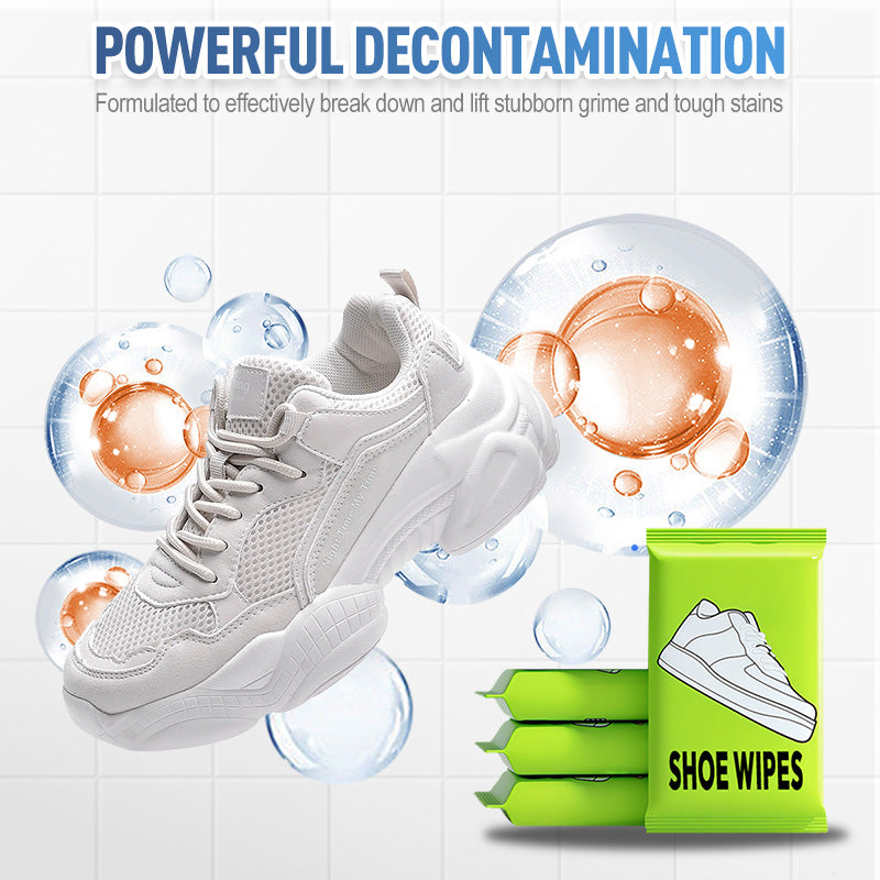 Lingettes nettoyantes rapides pour chaussures