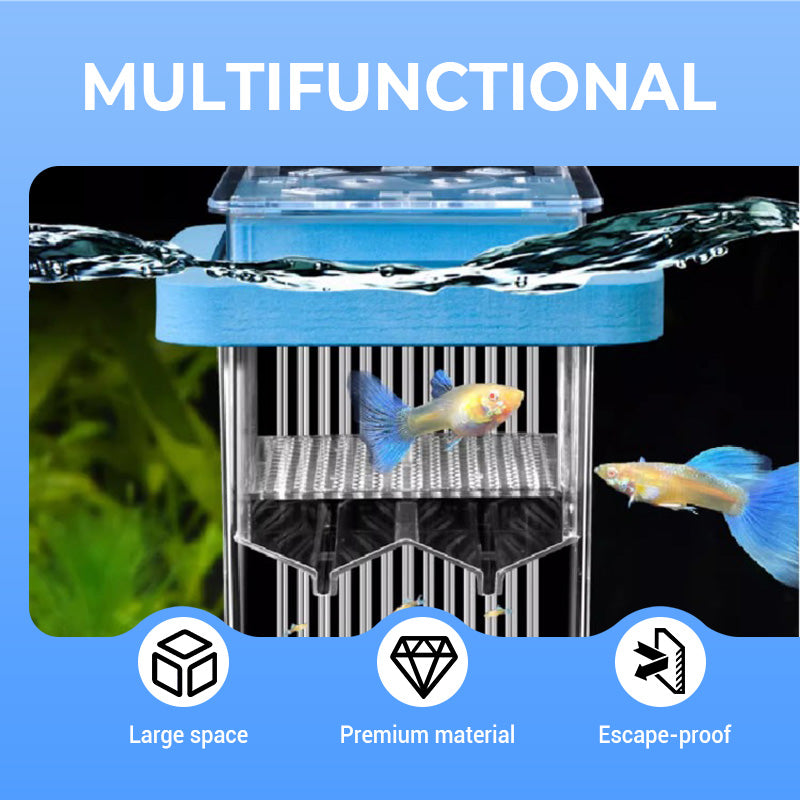 Clair moiti prix Aquarium d'closerie en acrylique 4 couches Systme de protection pour lever vos alevins en toute scurit