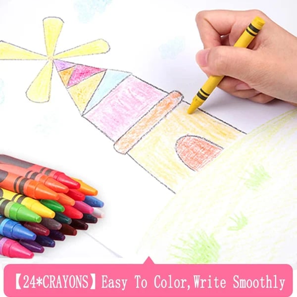 Set d'art cratif de luxe 6 en 1 cadeau idal pour les enfants) Chaque enfant est un artiste