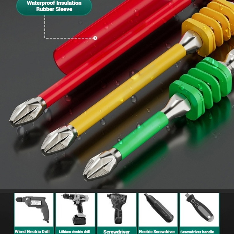 Embout Phillips magntique antidrapant avec ressort