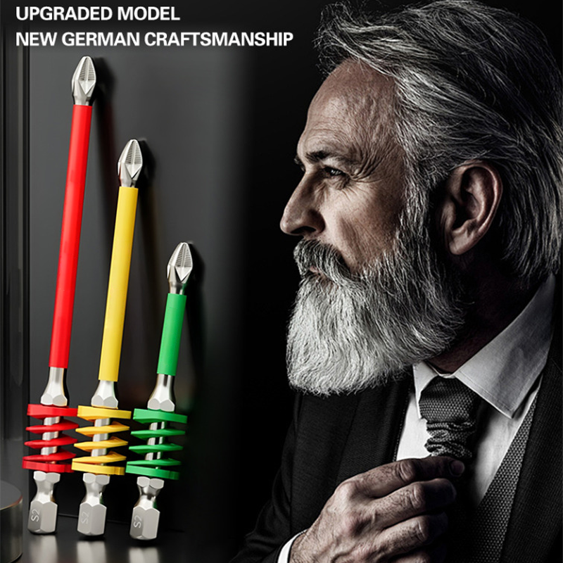 Embout Phillips magntique antidrapant avec ressort