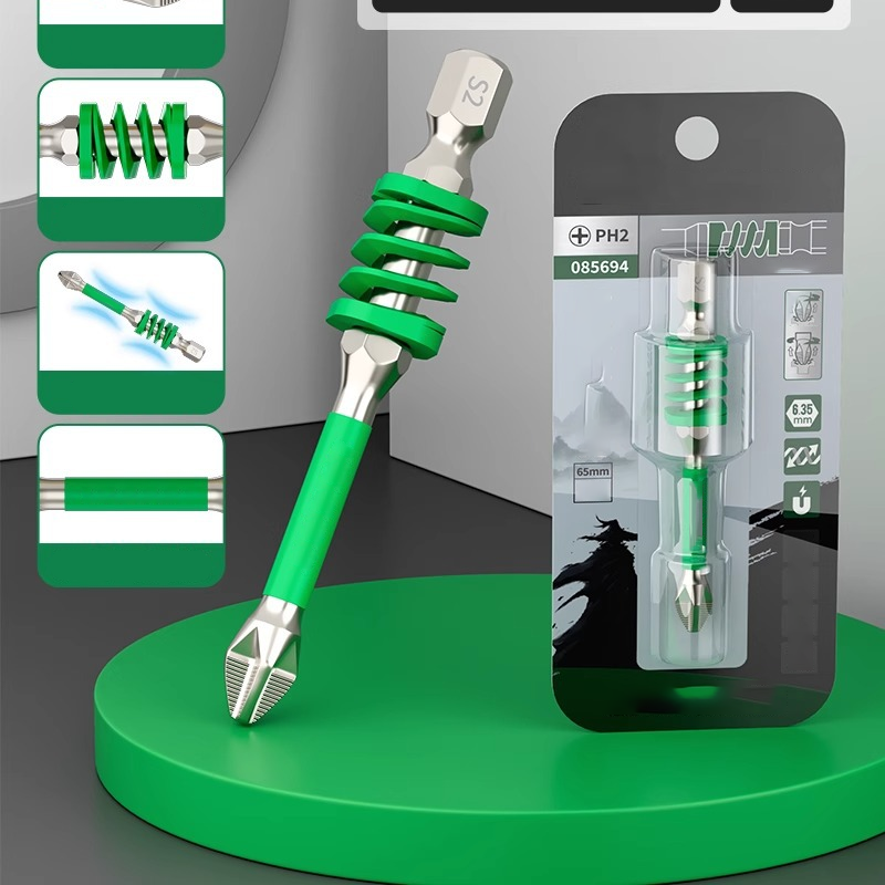 Embout Phillips magntique antidrapant avec ressort