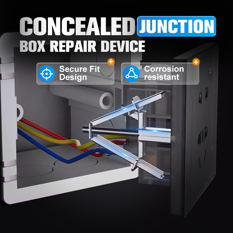 Dispositif de rparation pour bo?te de jonction dissimule Facile, rapide et s?r pour vos travaux lectriques invisibles