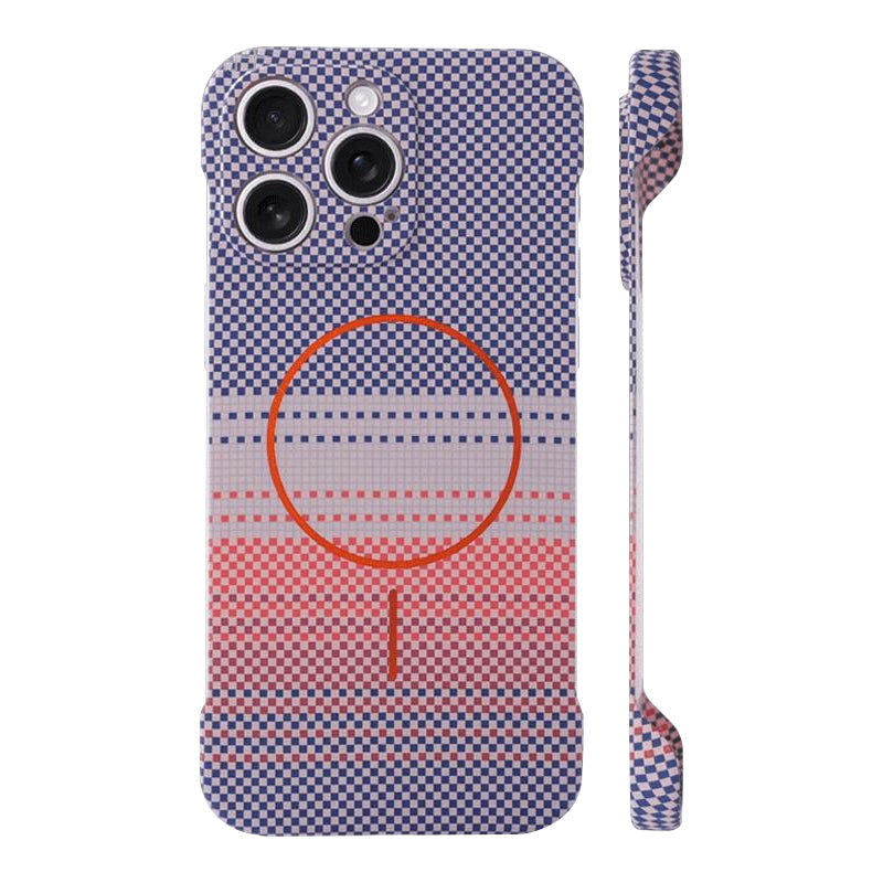 Coque de tlphone magntique ultra-fine en fibre de carbone