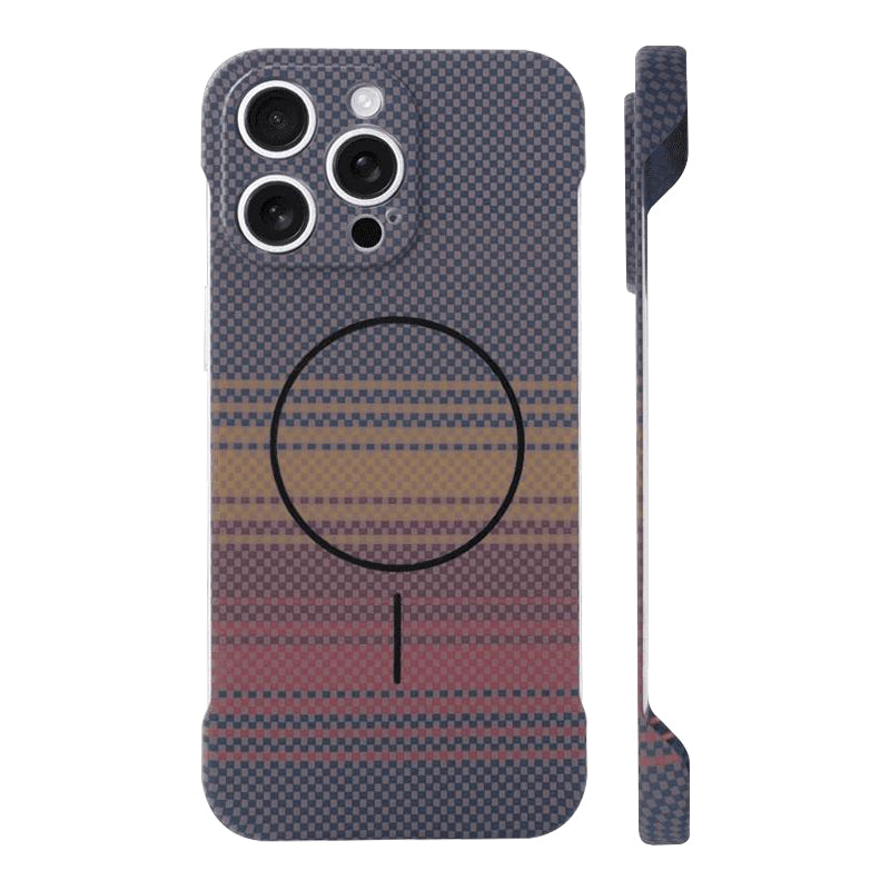 Coque de tlphone magntique ultra-fine en fibre de carbone