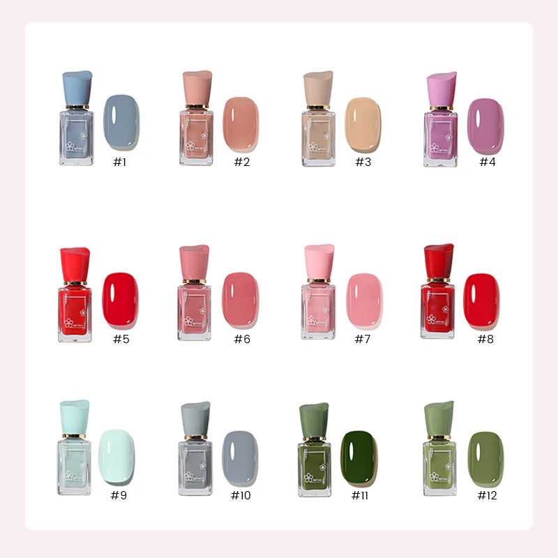 6 couleurs au choix Vernis ongles en gele | Schage rapide