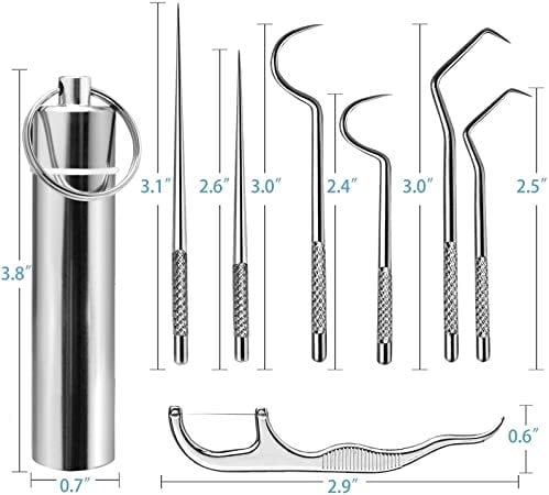 Zahnstocher-Set aus Edelstahl | Hygienisch & Langlebig