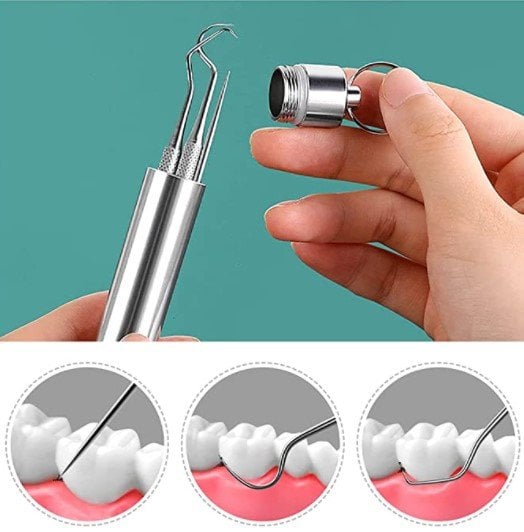 Zahnstocher-Set aus Edelstahl | Hygienisch & Langlebig