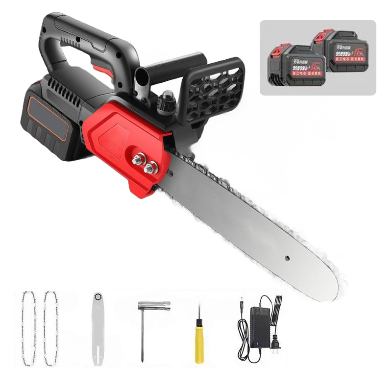 Tron?onneuse sans fil Lithium-Ion Moteur en cuivre pur | Coupe rapide, sans blocage | Scurit anti-dmarrage accidentel | Pare-copeaux | Polyvalente pour le jardinage, l'lagage et la coupe de bois de chauffage