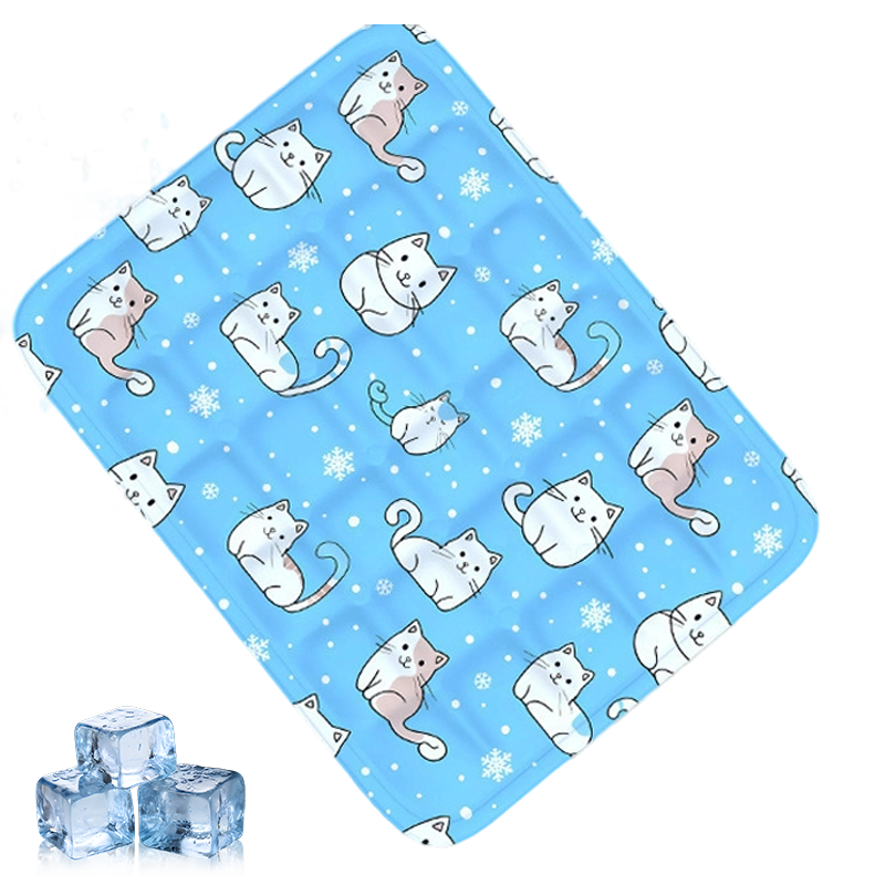 Tapis de refroidissement durable en forme de dessin anim pour animaux de compagnie