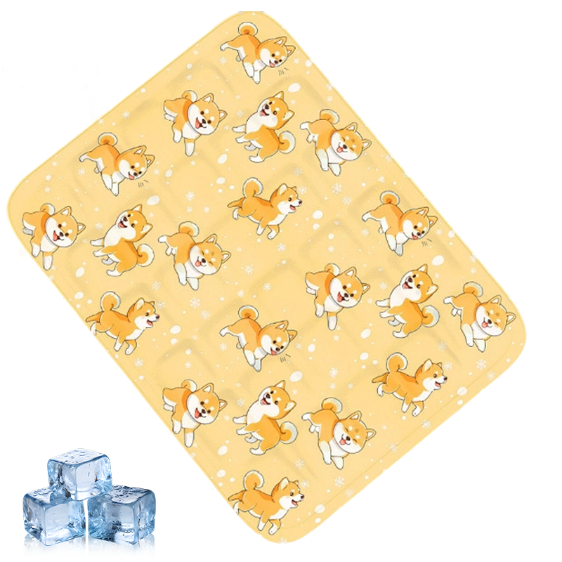 Tapis de refroidissement durable en forme de dessin anim pour animaux de compagnie