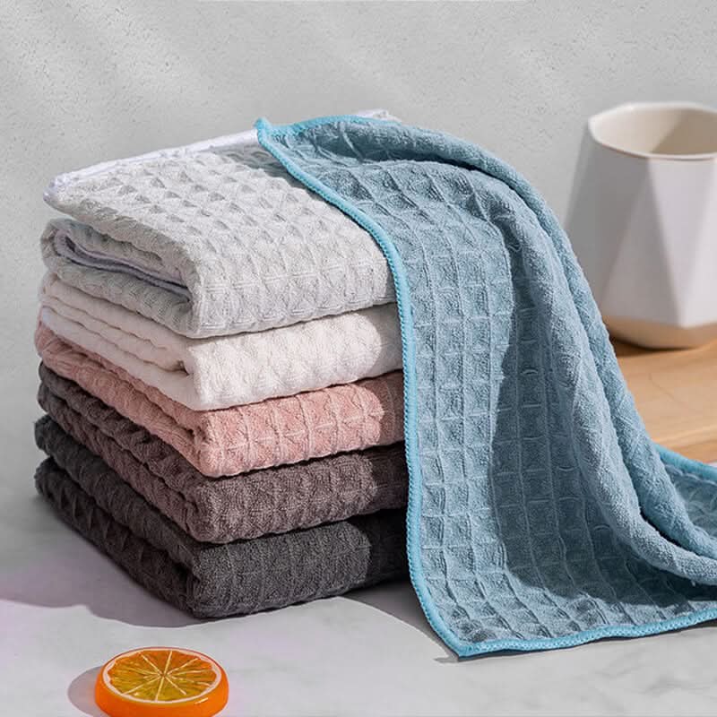 Wafel vuil absorberende doek (10PCS)