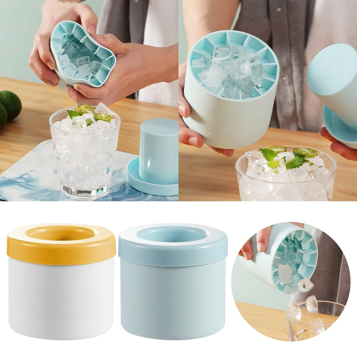 Silikonbecher für Eiswürfelmaschine