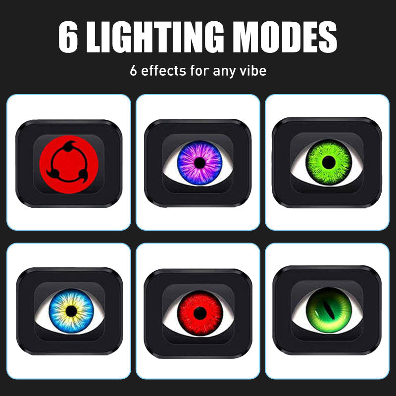 2PCS LED Devil Eyes Lights for Motorcycle Rearview Mirror (Feux du diable pour le rtroviseur de la moto)