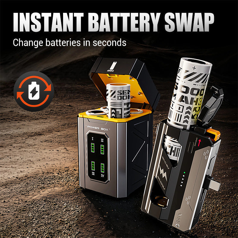 Power Bank Portable avec Batterie Rempla?able