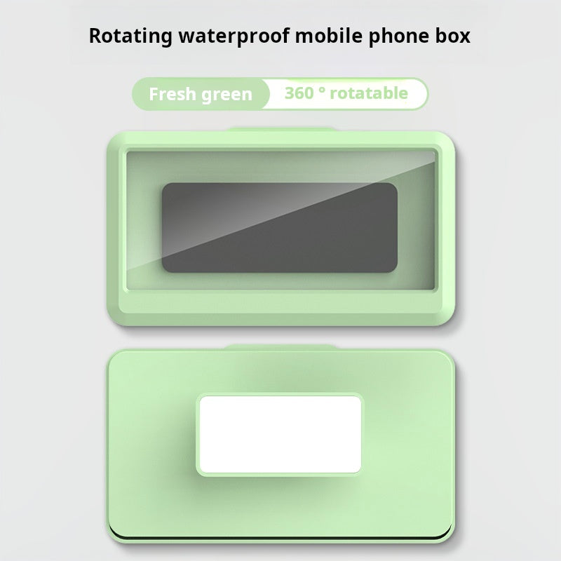Bo?te tanche pour tlphone en salle de bain (support mural sans per?age)