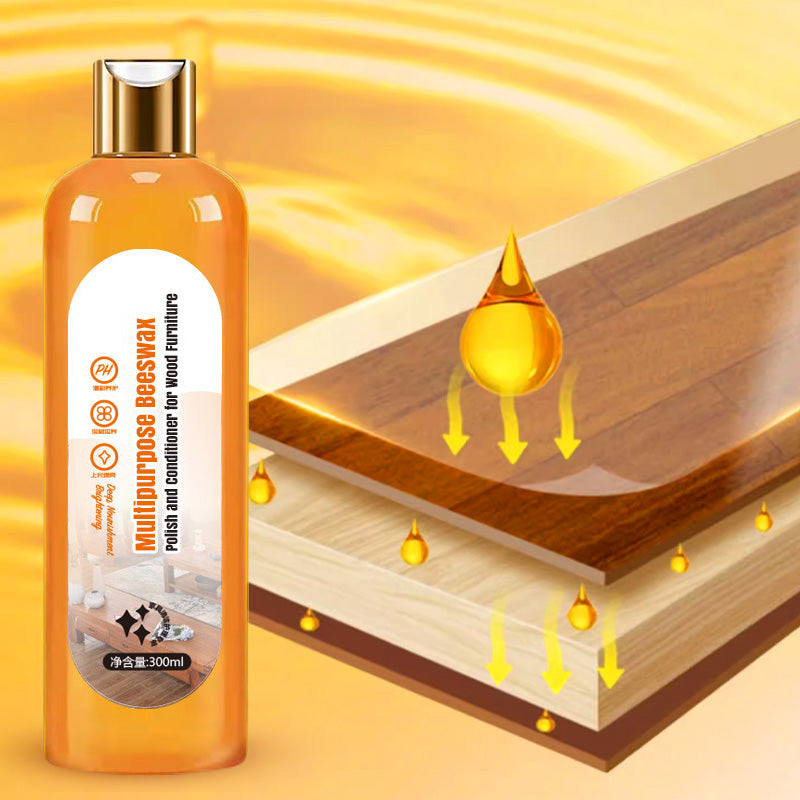 Cire d'abeille polyvalente pour meubles en bois