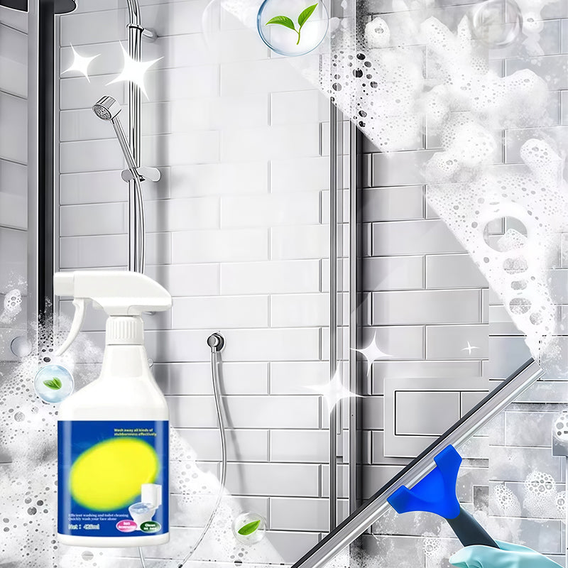Badezimmerreinigungsspray gegen Kalkablagerungen