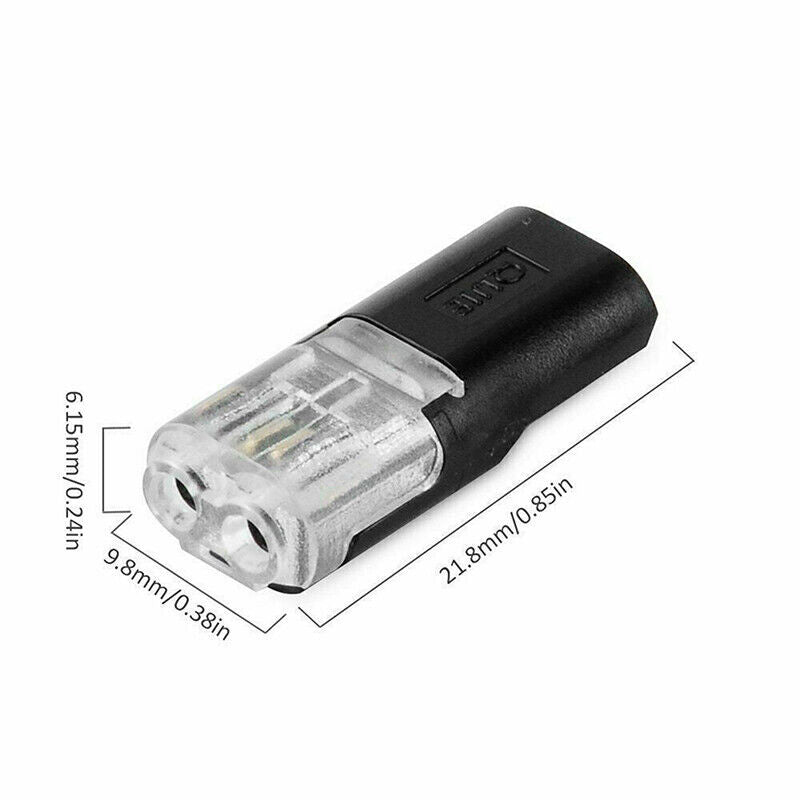 Double connecteur enfichable avec verrouillage cliquet