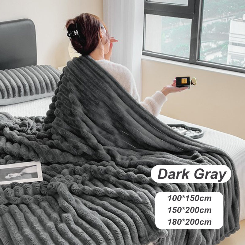 D'automne 50 % de rduction Couverture paisse en peluche avec motif lapin et housse en velours lait Blottissez-vous dans un confort ultime