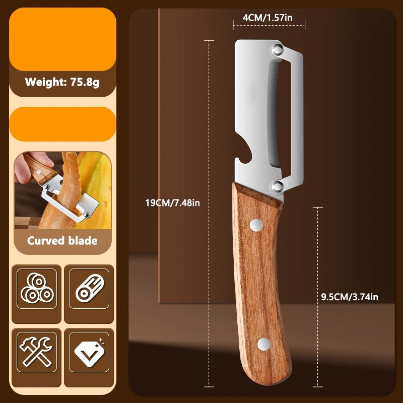 KAUFEN SIE 2, ERHALTEN SIE 1 GRATIS dazu: Multifunktions-Küchenschäler aus Edelstahl, ergonomischer Griff, ideal für Obst und Gemüse