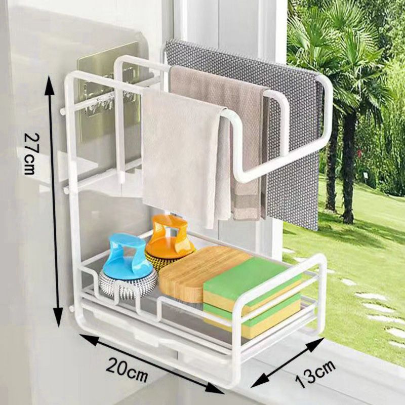 Organisateur de chiffons et tendoir de cuisine